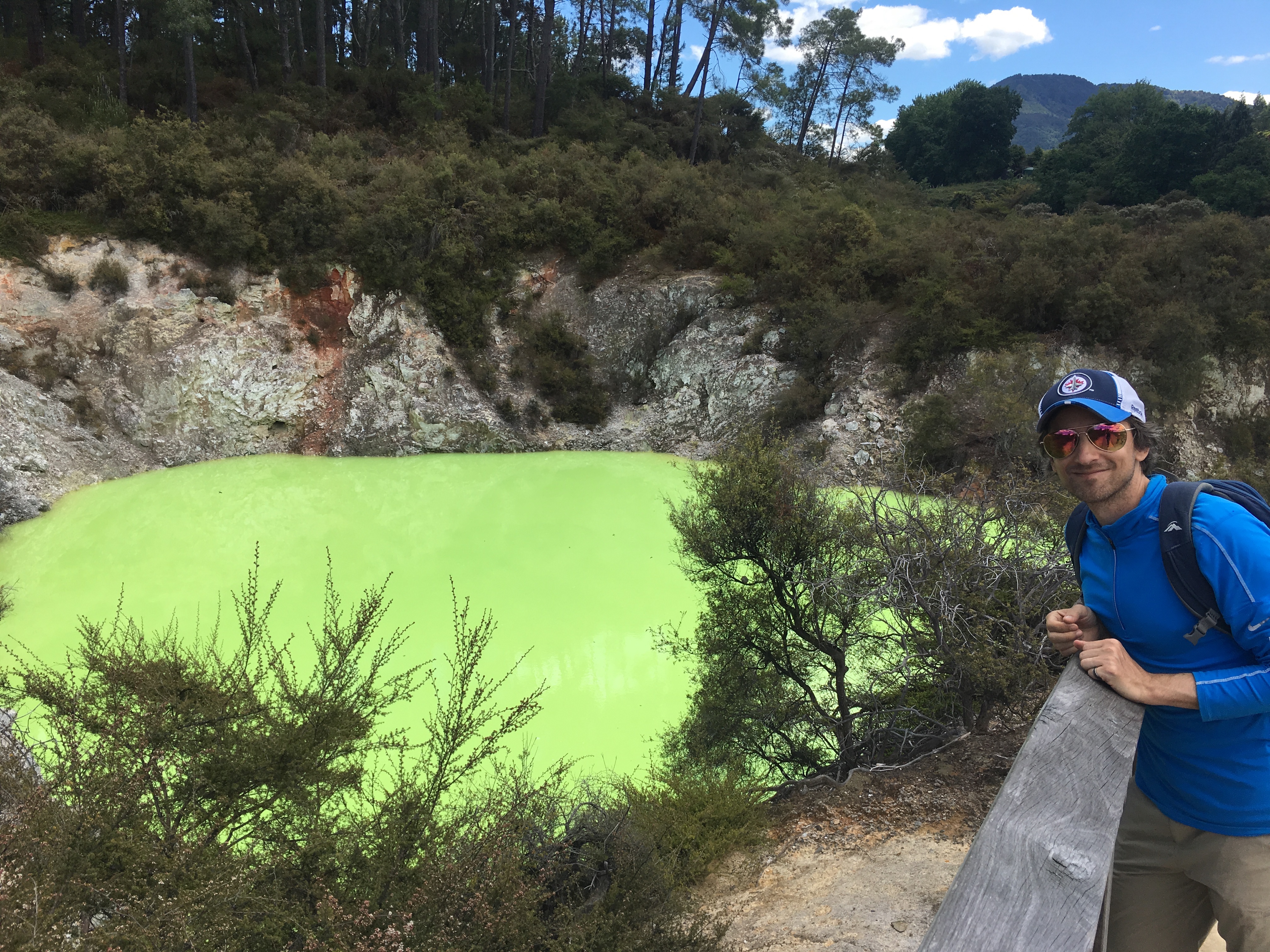 traveling with chronic illness, Wait-O-Tapu New Zealand